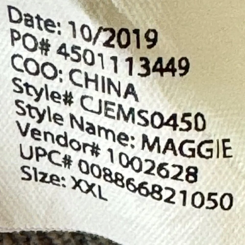 Ella Moss Women's Puff Sleeve Lightweight Gray Sweater Juniors Size XXL  * - Picture 9 of 9